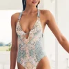 Aqua Blu Floret Maddison Swimsuit