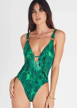 Aqua Blu Hummingbird Maddison Swimsuit