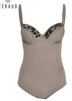 Feraud Leopard Sequined Underwired Swimsuit
