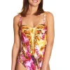 Feraud Snakeskin Bandeau Swimsuit
