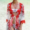 Forever Unique Cruise Floral Maxi Kimono
