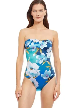 Gottex Bella Rose Bandeau Swimsuit