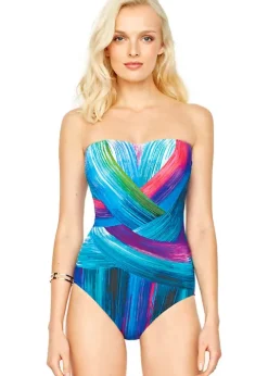 Gottex Contour Festival Bandeau Swimsuit