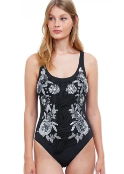 Gottex Couture Enchanted Round Neck Tank Swimsuit