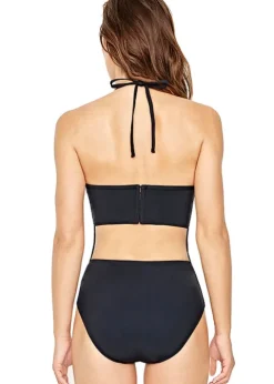 Gottex Couture Mirrored Elegance High Neck Swimsuit