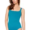 Gottex Diamond In The Rough Square Neck Swimsuit
