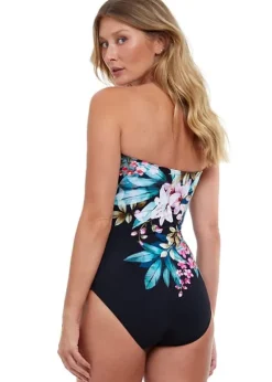 Gottex Essentials Dusk Bloom Bandeau Swimsuit