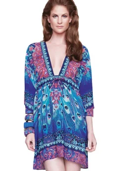 Gottex Exotic Peacock Beach Dress