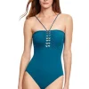 Gottex Golden Touch Bandeau Swimsuit
