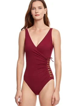 Gottex Golden Touch Surplice Swimsuit