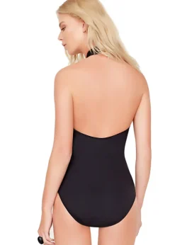 Gottex Jewel Box Black Diamond High Neck Swimsuit