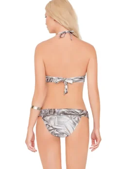 Gottex Jewel Box Silver Agate Triangle Push Up Bikini