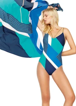 Gottex Maritime V Neck Swimsuit