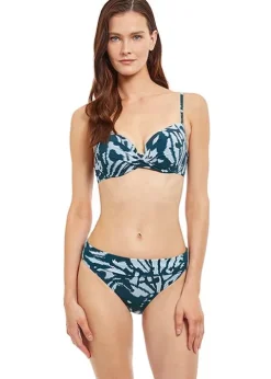Gottex Miss Butterfly Blue Cross Front Moulded Bikini