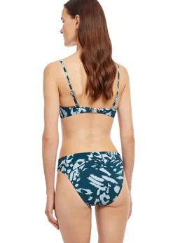 Gottex Miss Butterfly Blue Cross Front Moulded Bikini