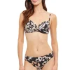 Gottex Miss Butterfly Brown Cross Front Moulded Bikini