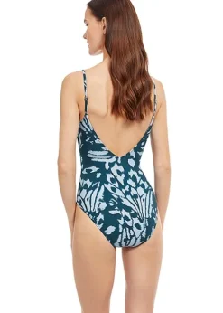 Gottex Miss Butterfly Thin Straps Surplice Swimsuit