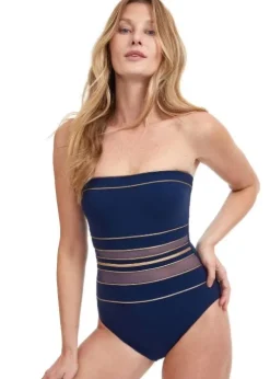 Gottex Onyx Bandeau Swimsuit