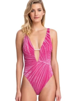 Gottex Palla Deep Plunge Swimsuit
