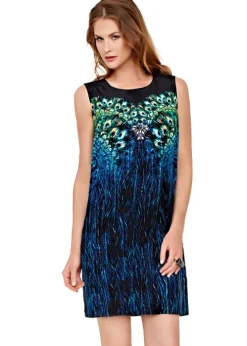 Gottex Pavone Short Silk Sun Dress