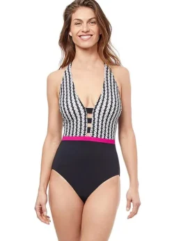 Gottex Profile Enya Deep Plunge Swimsuit