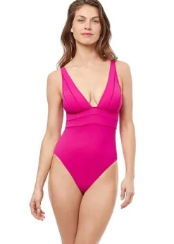 Gottex Profile Phoebe Deep Plunge Swimsuit