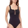 Gottex Profile Rendezvous Square Neck Swimsuit