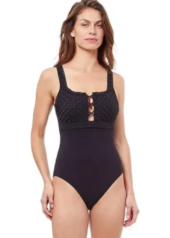 Gottex Profile Rendezvous Square Neck Swimsuit