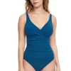 Gottex Profile Tutti Frutti Cross Front V Neck Swimsuit