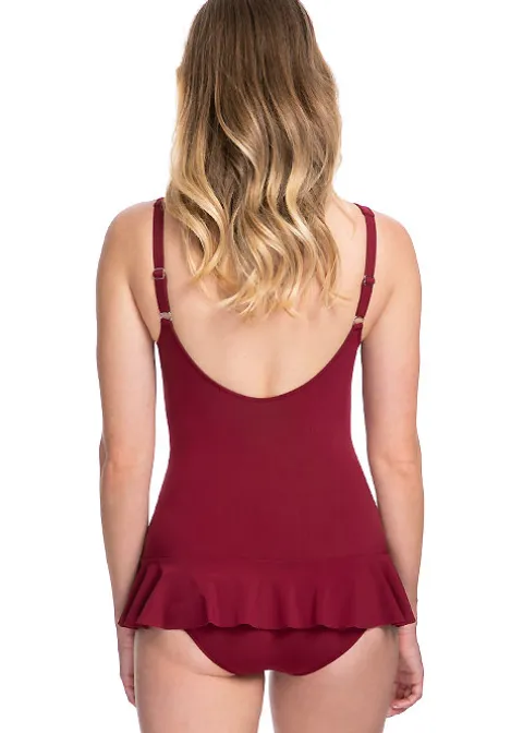 Gottex Profile Tutti Frutti Shirred Plunge Swimdress