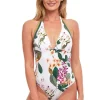 Gottex Sardinia V Neck Halter Tank Swimsuit