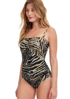 Gottex Wildlife Bandeau Swimsuit