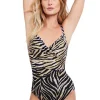 Gottex Wildlife Surplice Swimsuit