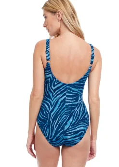 Gottex Wildlife Wrap Front Swimsuit