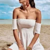 Iconique Elegant White Sands Dress