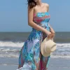 Pia Rossini Cancun Strapless Maxi Dress