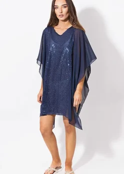 Pia Rossini Julz Sequin Poncho