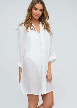 Pia Rossini Reeva Beach Shirt White