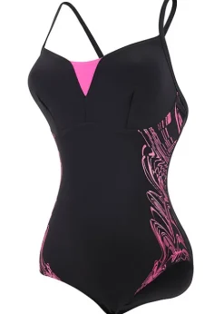Speedo Sculpture Shinedream Placement Swimsuit