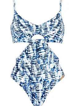 Watercult Batik Twist Cut Out Swimsuit